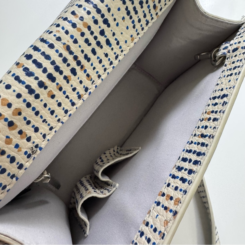 Dagne Dover Leather Andra Crossbody Limited Edition Seasonal Epic Dot Pr… - Picture 7 of 14